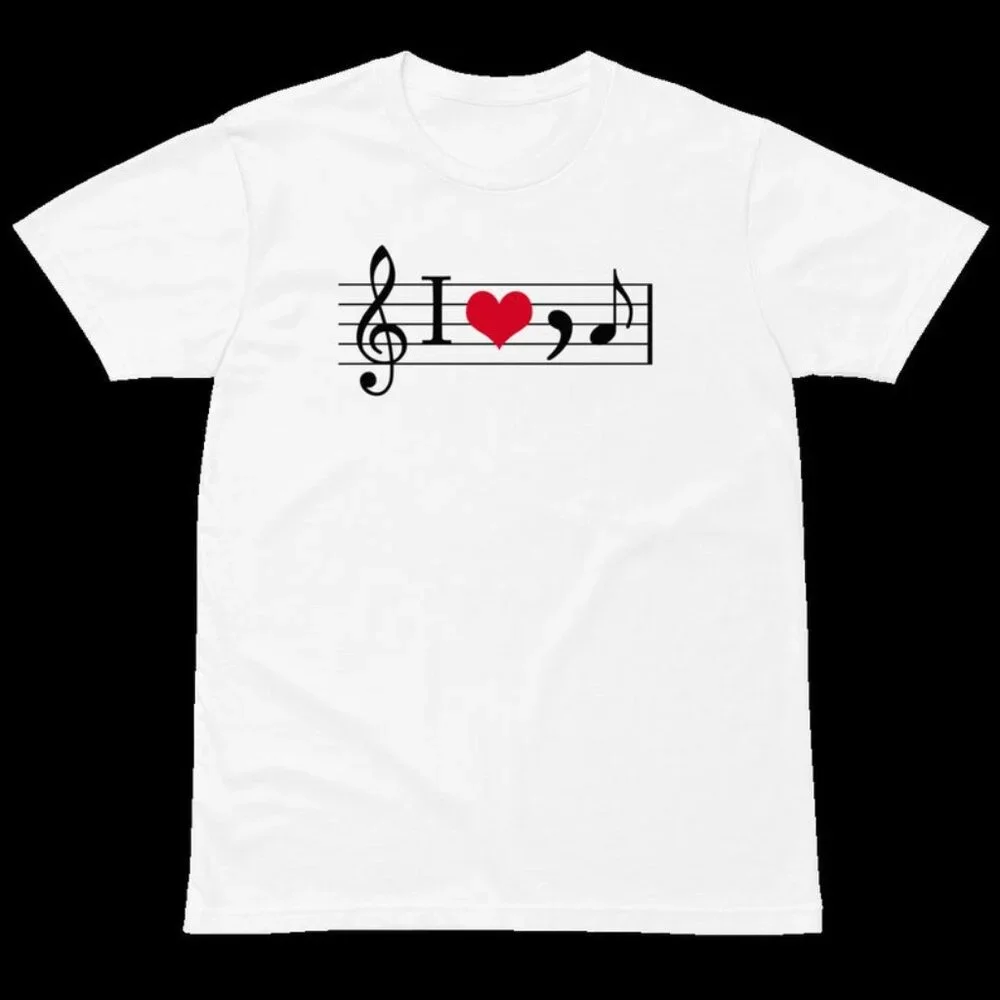 Kamala Harris 2024 I Love Music White T-Shirt - Picture 3 of 3